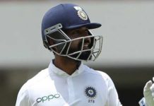 रहाणे की रांची में शानदार बल्लेबाजी, 2016 के बाद लगाया भारत में पहला शतक